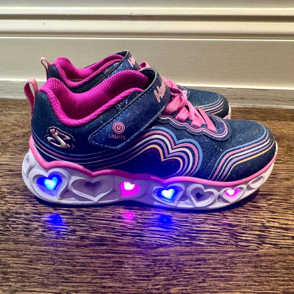 Skechers Kids' Heart Light-Up Sneakers